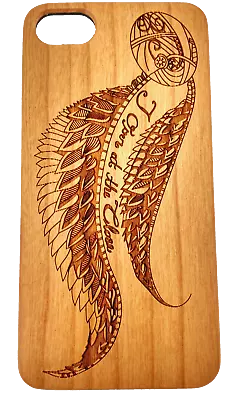 £21.99 • Buy Golden Sntich Natural Carved Wooden Phone Case For IPHONE SAMSUNG HUAWEI PIXEL