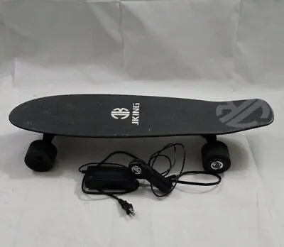 JKING Skateboard TESTED 350W Hub-Motor  12.4MPH Top 5.2Mi Range 3-Speed Remote  • $116.99
