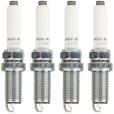 NGK 95125 Set Of 4 Ruthenium HX Spark Plugs (Gap 0.032) For Audi Porsche VW L4 • $48.95