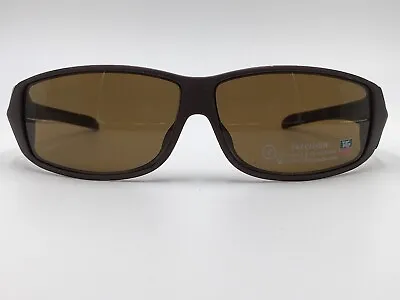 TAG Heuer Sunglasses Men Polarized Th 9004 Sports Braun + Contrast Large • £139.91