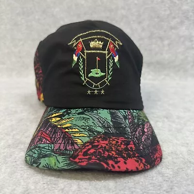 Vintage Golf Hat Colorful Floral Hawaiian SnapBack Lightweight Casual Beach • $12.95