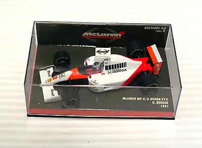 Minichamps 1:43 Mclaren Mp4/6 Honda V12 G. Berger 1991. # 2. Die Cast. • $35.50