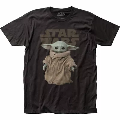 The Mandalorian The Child T Shirt Mens Licensed Star Wars Movie Baby Yoda Black • $17.49