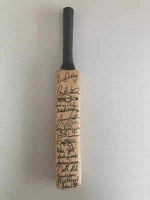 $80 • Buy Signed Cricket Mini Bat B  Sa V Qld Darling  Blewett  Lehmann Dale  Bichel