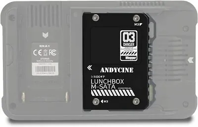 ANDYCINE Lunchbox Case For MSATA SSD Model: Lunchbox- Black • £9.99