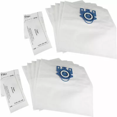 £8.99 • Buy 10 X GN Hoover Bags + Filters For Miele Cat & Dog Classic C1 Hyclean Dust Bags