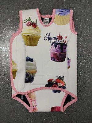 Aquajoy Girls Swimming Body Wrap 0-3 Months BNWOT • £7