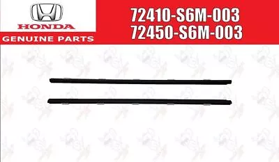 Honda Genuine Integra Acura Rsx Dc5 Door Window Molding Weatherstrip Seal Set • $230.64