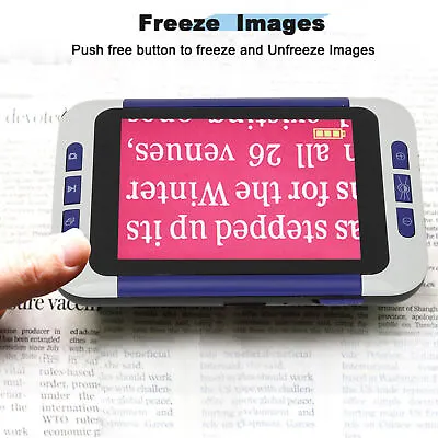 £72.79 • Buy (UK Plug)Digital Video Magnifier Handheld 248X Electronic Reading Aid