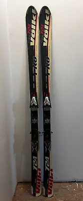 VOLKL 724 PRO ALL MOUNTAIN SKIS 177 Cm With MARKER AT Motion Bindings • $120