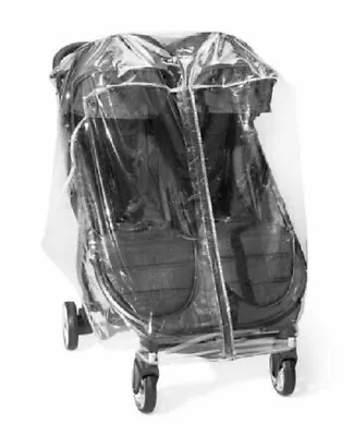 Rain Cover Shield To Fit Baby Jogger City Tour 2 Double Zipped Front Uk Mfd • £32.50