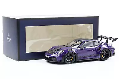 1:18 Porsche 911 992 GT3 RS 2022 Ultraviolet Norev Exclusive 187368 • $194.30