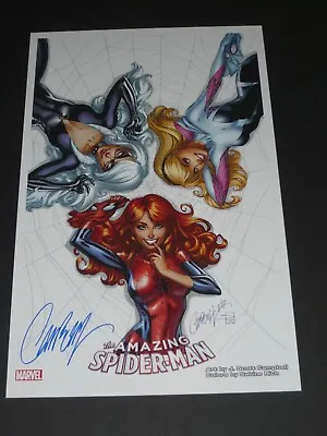 Blackcat Spider Gwen Mary Jane Art Print Signed By J Scott Campbell 11X17 • $49.99