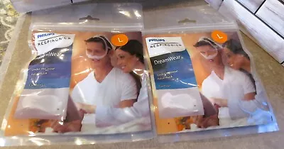 (2) Philips Respironics DreamWear Under The Nose Cushion Pillow LARGE 1116742 • $31.85
