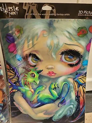 £3.99 • Buy Nemesis Now 3D Picture/Poster Darling Dragonling By Jasmine Becket-Griffith