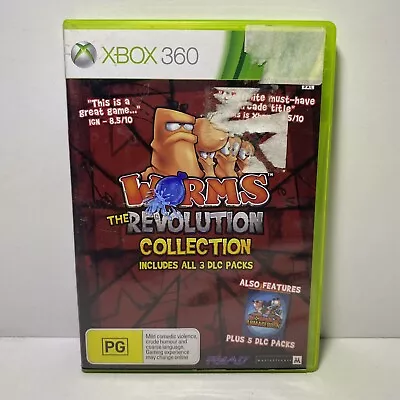 Worms : Revolution Collection - Xbox 360 PAL Game  - No Manual - VGC Disc • $19.47