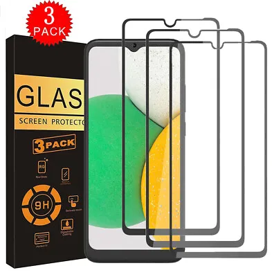 3-Pack Full Screen Protector Tempered Glass For Samsung Galaxy A01 A03s A52 A72 • $13.99