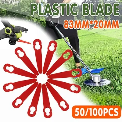 Grass Trimmer Plastic Blades Part Cutter Replace Acc Crop For OZITO Bosh Kuller • $9.82