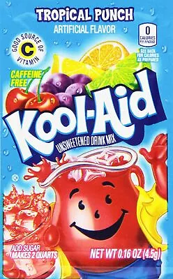£5.49 • Buy Kool Aid Sachet Tropical Punch 2QT