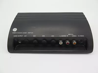 LG S-Video Composite 4-in/1-out A/V Selector Game Switch Box Model 37630 • $9.99