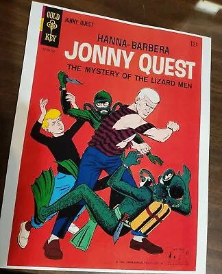 $10 • Buy Jonny Quest Comic Book #1 Cover Reproduction Poster 8 1/2  X 11 