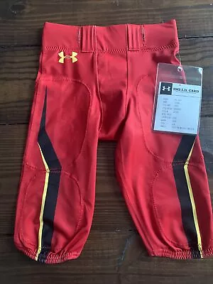 Under Armour Maryland Terrapins 4-Way Stretch Football Pant Youth M Red • $8.99