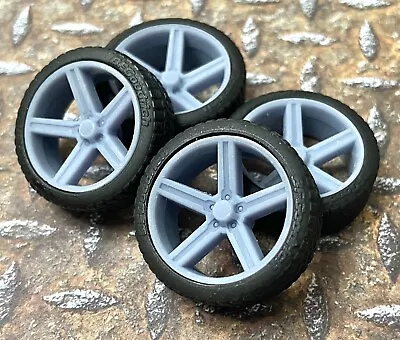 Resin 21/20 Inch “IROC-Z” Model Car Wheels/Tires 1/24 1/25 Scale • $16.99