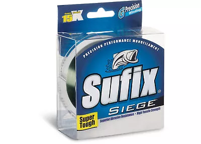 Sufix Siege Monofilament Fishing Line | Clear | 8 Lb | 1000 Yd • $11.88