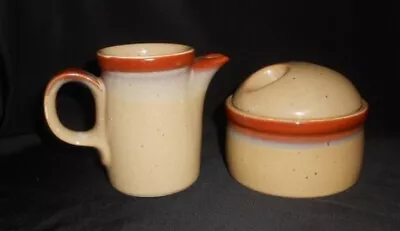 Vintage Mikasa Country Cabin Creamer And Sugar Bowl/lid Set • $15