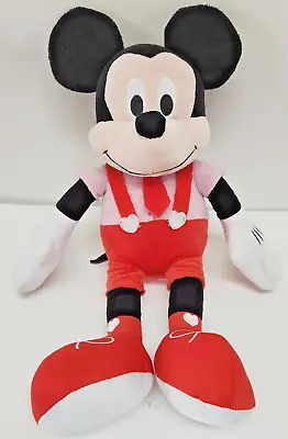 Disney Valentines Large Plush MICKEY MOUSE 19  Tall • $7.95