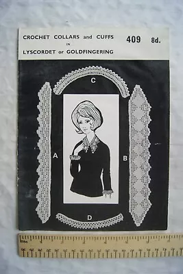 £2 • Buy Twilleys 409 Crochet Collars And Cuffs, Lyscrodet Or Goldfingering