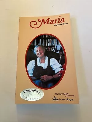 Maria My Own Story SIGNED Maria Von Trapp SAM Hologram COA • $17.99