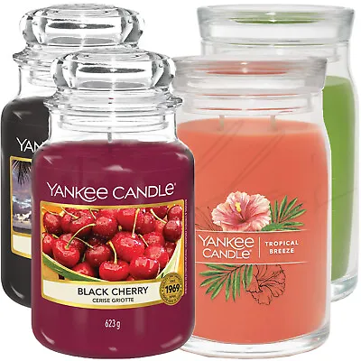 YANKEE CANDLE Large Jar Long Lasting Home Fragrance Scented Candle *CHOOSE ITEM* • £24.99