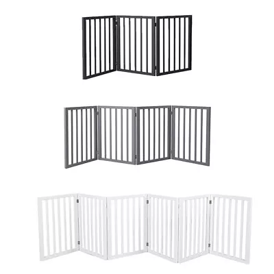 Pawz Wooden Pet Gate Dog Fence Retractable Safety Stair Barrier Security Door • $59.99