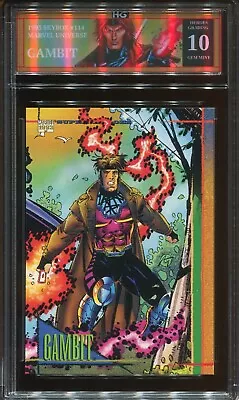 1993 Marvel Universe Gambit #114 Hg Heroes Grading Gem Mint 10 • $8.99