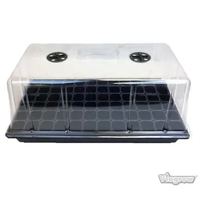 72 Cell SEED STARTER PROPAGATION KIT TRAY Seedling Plant Clone Greenhouse Dome • $31.02