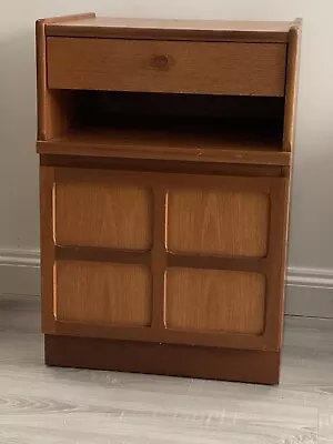 £45 • Buy Nathan Mid Century Teak Bedside Table, Sideboard, Hi-fi  Cabinet MCM
