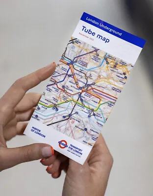 November 2022 London Underground Tube Map NEW Elizabeth Line 1ST CLASS • £2.75