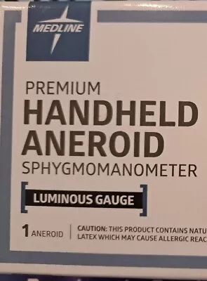 NEW MEDLINE Aneroid Sphygmomanometer Pocket Style Hand Held Tube Blood Pressure  • $29.99