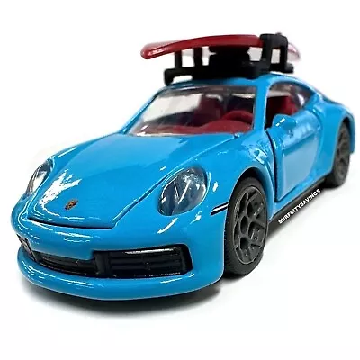 Majorette Porsche Edition Porsche 911 Carrera S Surfboard Roof Rack • $12.95