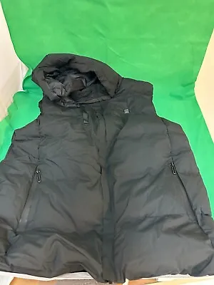 Be Warm Heated Vest With Hood Black Sz XL (Power Bank Not Included) • $35.99