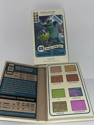 Revolution X Monsters Inc University Mike & Sulley Scare Card Shadow Palette NEW • $10.99