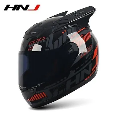 Full Face Racing Helmets Winter Warm Flip Up Visor Motorcycle Helmet Motorbike • $99.97