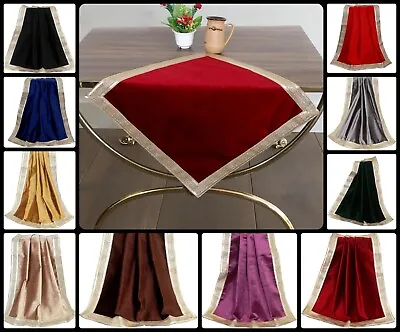Altar Table Cloth Wicca Velvet Holy Cloth With Shinny Border 24 X 24 Inches • £9.99