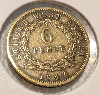 £3 • Buy 1942 British West Africa Sixpence