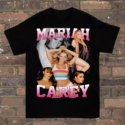 Mariah Carey T-Shirt Unisex Black Tee All Size S To 4XL SR003 • $16.99