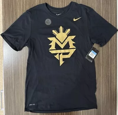 Nike Dri-Fit 'MP' Manny Pacquiao Team Pacquiao Mens Black / Gold Medium NWT RARE • $190