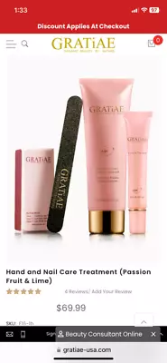 GraTiAe Beautifying Nail Kit SEALED Certified Organic Hand & Nail Care Treatment • $20