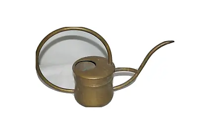Vintage Antiques Brass  Plant Watering Can Pitcher  Bonsai MAde India Works • $39.56