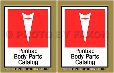 $69 • Buy Pontiac Master Body Parts Book 1963 1964 1965 1966 1967 Illustrated Catalog